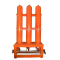 Hydraulic accumulator set for hydraulic extrusion machine